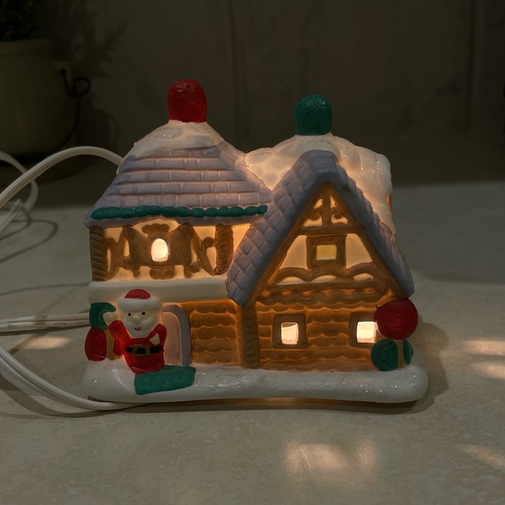 Adorable Light Up Christmas House